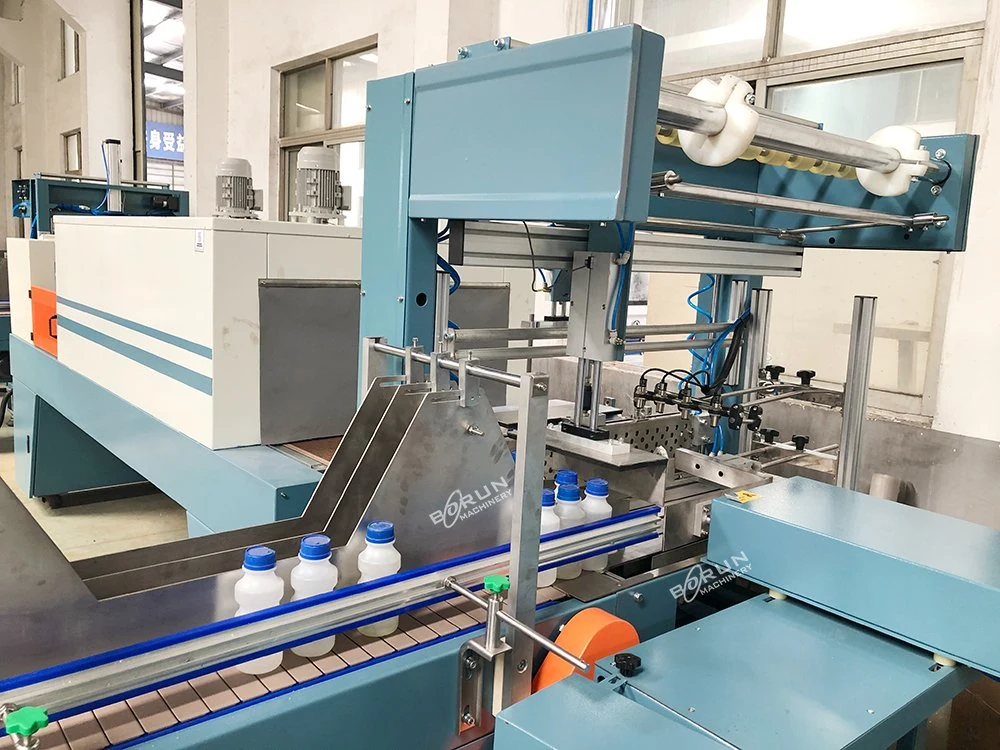 Fully Automatic Small Box Bottle Heat Shrink Wrapping Packing Machine