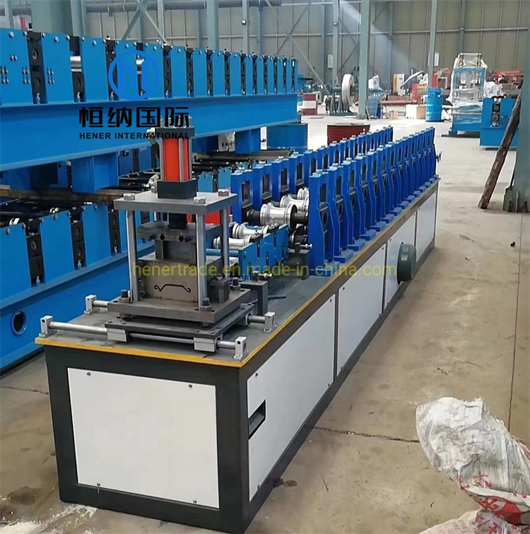 High Speed Metal Shutter Door Roll Forming Machine Line