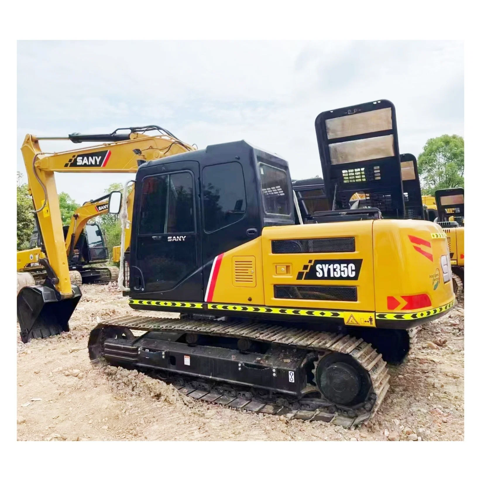 High Quality Earthmoving Used Excavator Sany135c Sells Sany More Than 10 Tons of Machines at Low Prices