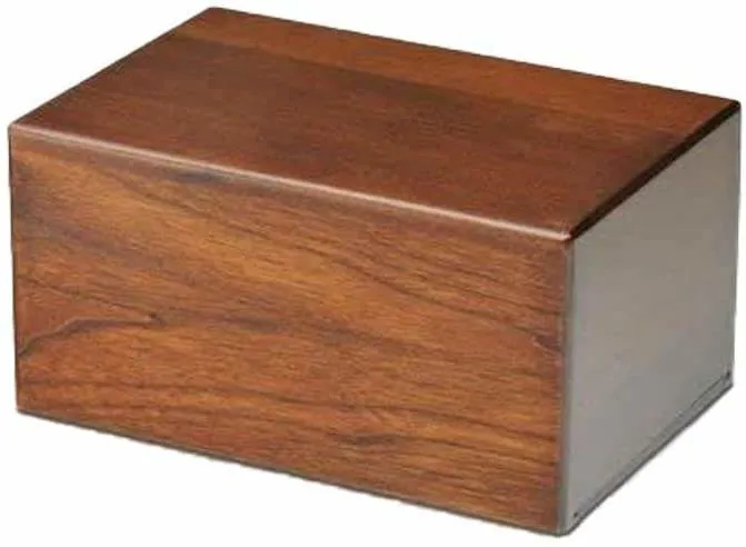 Fabricado en China Custom Solid Wooden Memory Cremation Coffin Woodpine, madera