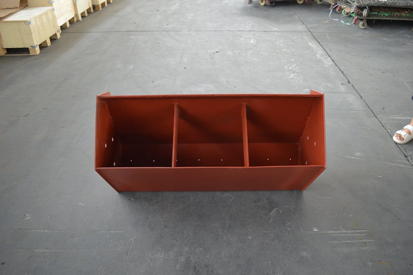 Customized Welded Steel Concrete Hopper with Coating