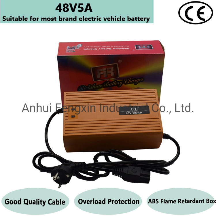 48V6A E-Bicycles/E-Scooters/Household-Appliances/Golf Vehicle Lithium Battery Charger