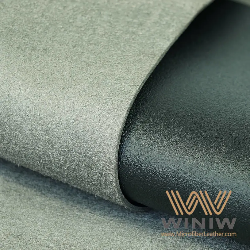 Tissu classique surface molle imitation cuir synthétique en microfibre pour chaussures de sécurité