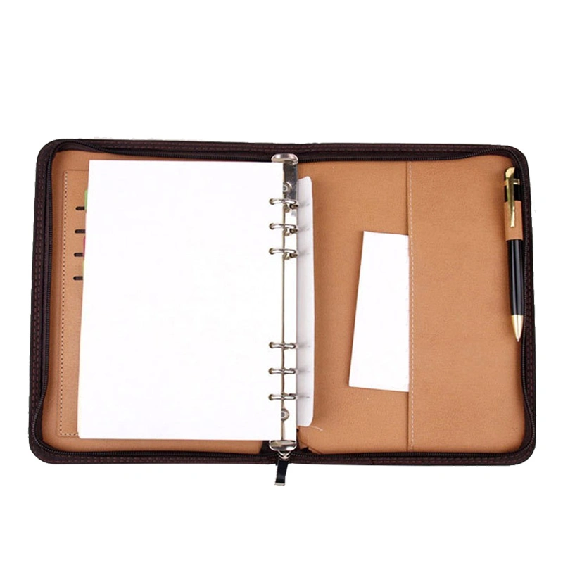 Business Portfolio Notebook A5 Leder-Portfolioordner