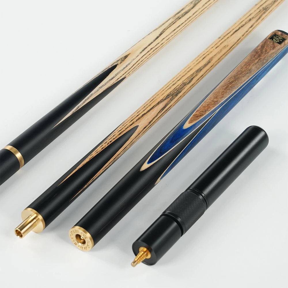 Senior Omin SO-3 piscine individuelle simple et billard Repères Snooker fait main Cue Stick laiton Ash Wood Pool jeu