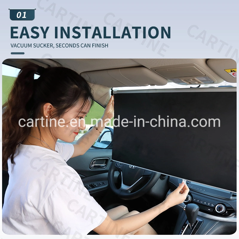 Car Sunshade Scalable New Universal Foldable Car Window Sunshade Curtain Screen