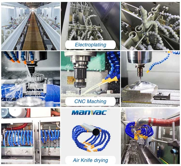 Highly Flexible Air Nozzle Cooling Pipe for Beverages Drying System