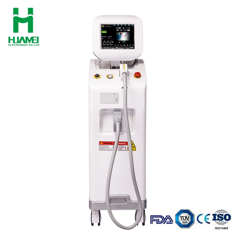 Weifang Elight IPL Laser de diodo de titânio de platina de gelo 755 1064 808nm de remoção de pêlos a laser de diodo beleza estética Médica Preço da Máquina