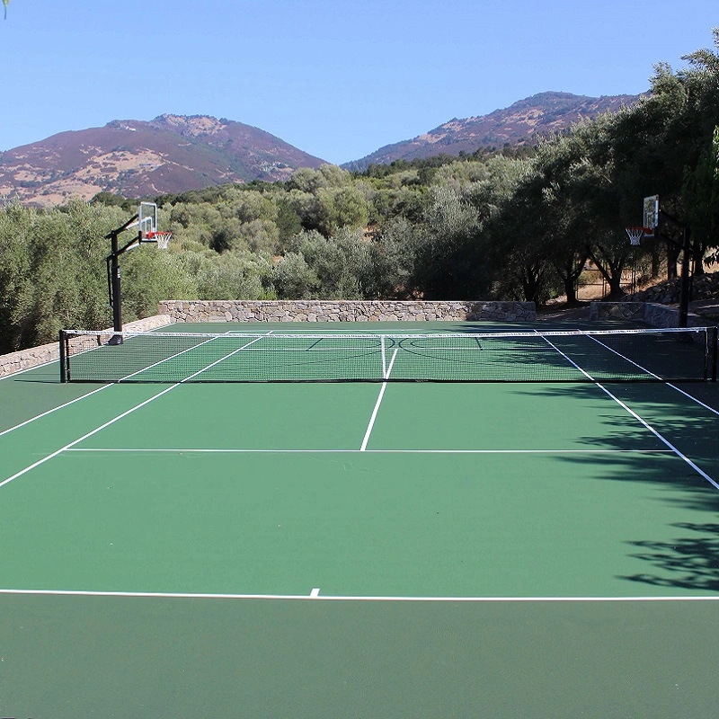 Used Sport Outdoor Plastic PP Interlocking Portable Tennis Court Flooring Sheets