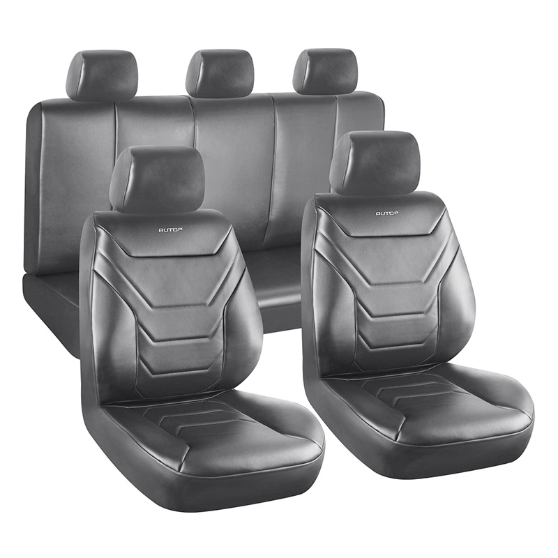 Alquiler de accesorios interiores conjunto completo de cuero de PU Cubierta de asiento de coche universal para coche