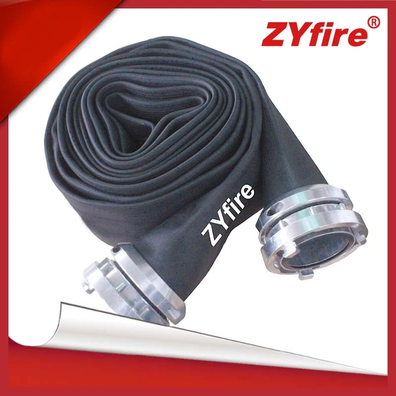 Zyfire 6 Inch 100 Meter Layflat Multipurpose Industrial Rubber Discharge Hose