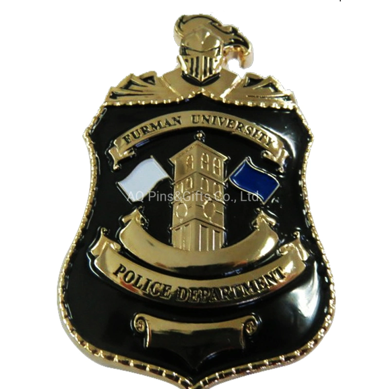 Wholesale/Supplier High quality/High cost performance  Award for Match Metal Custom Security Police Badges