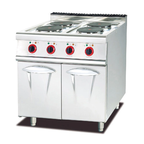 Commercial 4 Burners Gas Cooker Natural Gas Gas Cooking Range with Oven with CE