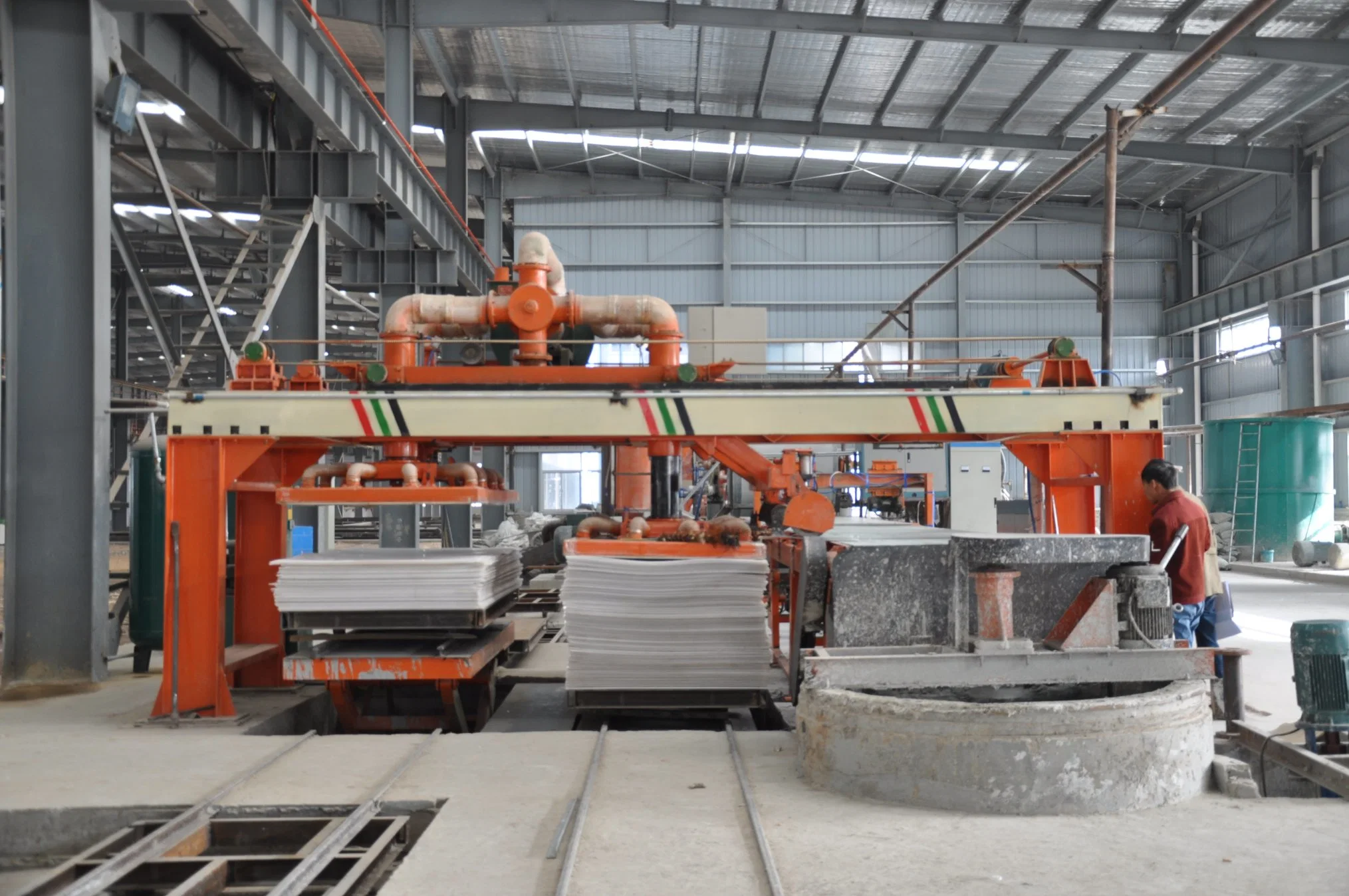 Reinforced Fiber Cement Board Machinery/Calcium Silicate Board Production Line