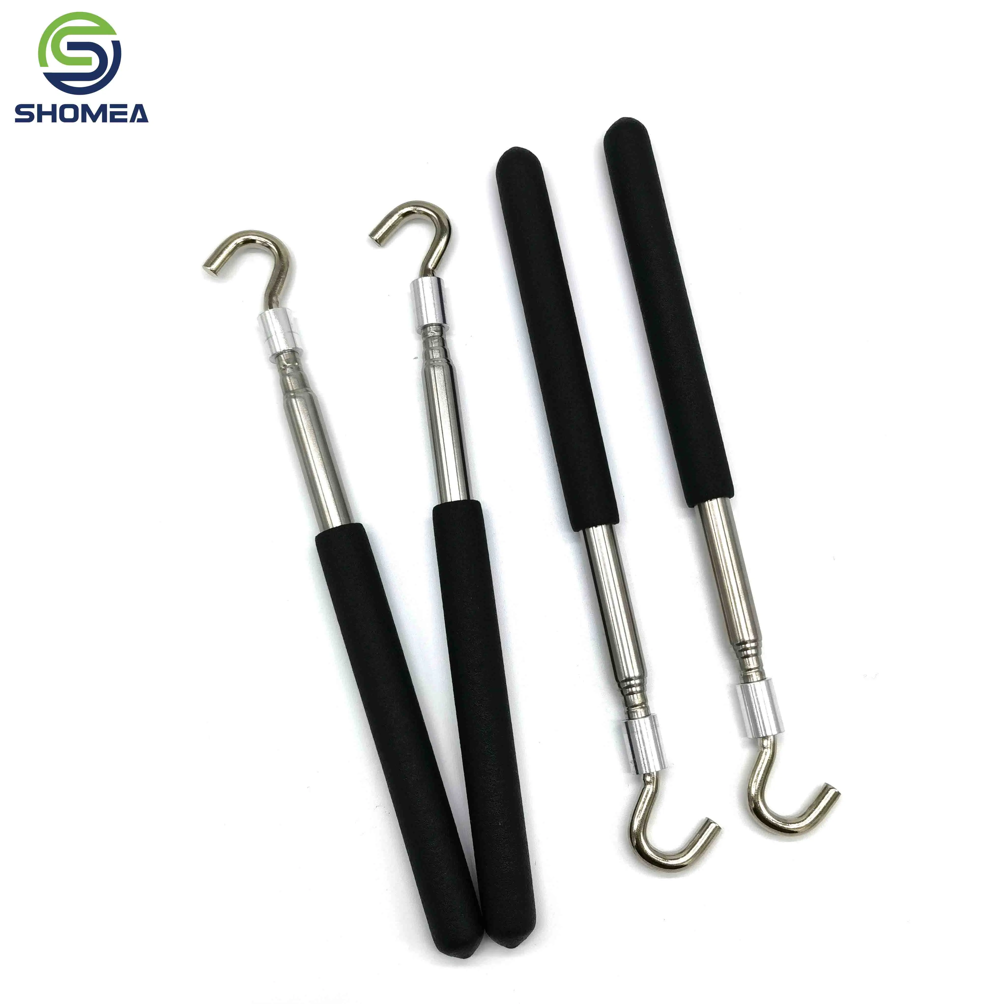 Custom Stainless Steel Outdoor Telescopic Bar with Hook