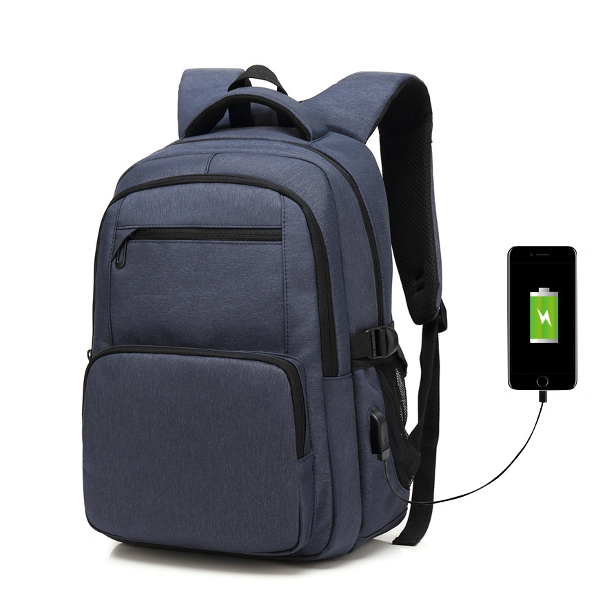 Multi-Function USB Backpack Business Notebook Travel Computer Bag for Man