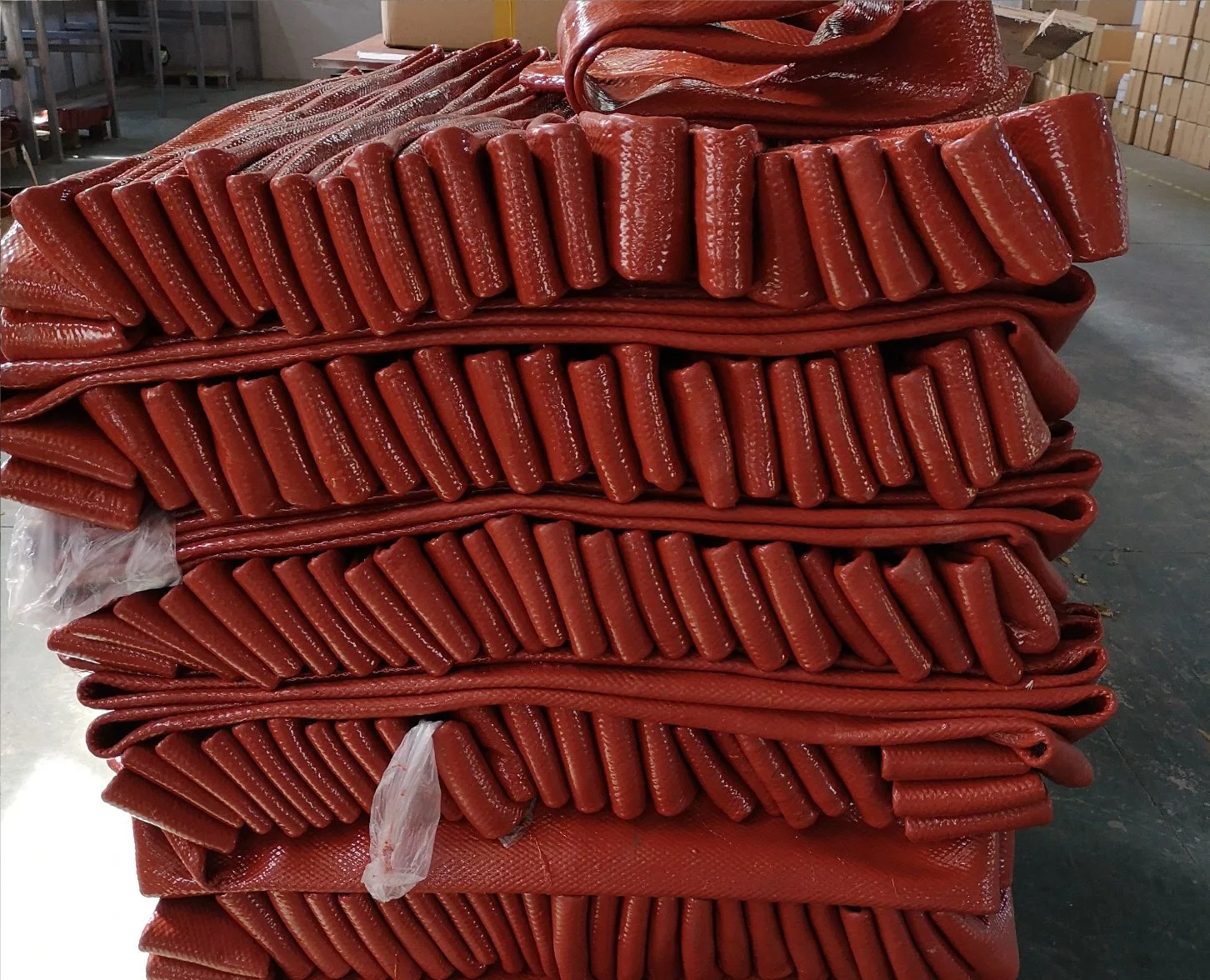 Heat-Insulation Protection Silicone Fiberglass Hose Protective Sleeve