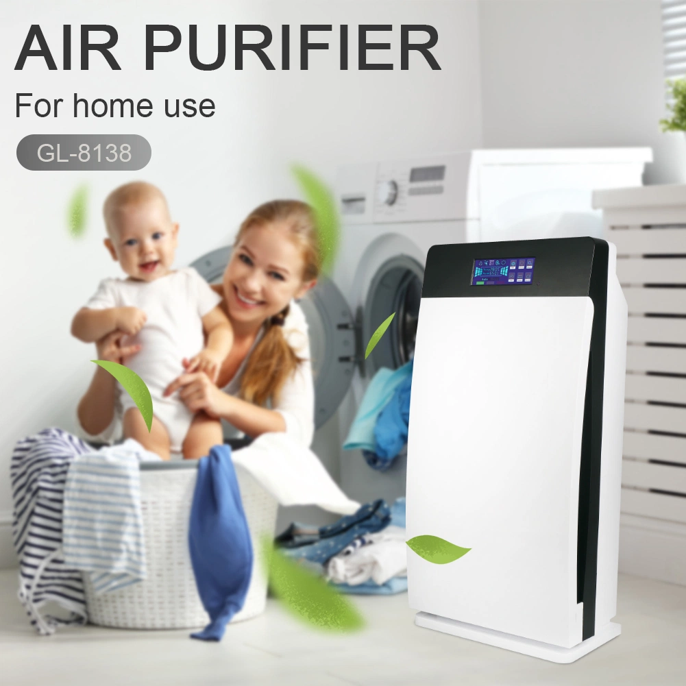 Certificate Home Floor Standing Smart Filter Cleaning with Active Carbon Ionizer Air Purifier