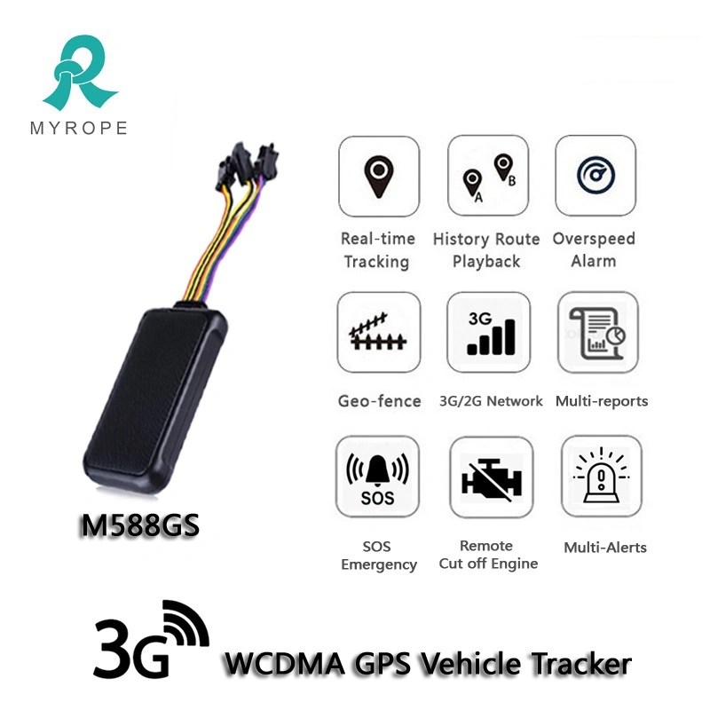 3G High Quality Car GPS Tracker Installed with Relay for Remotely Shut off Engine Accurate Positioning