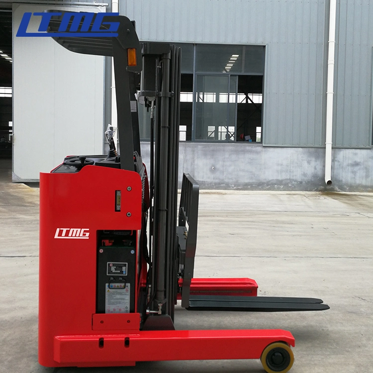 Ltmg 1.5ton 2ton Standing Ce Electric Reach Narrow Aisle Forklift for Sale