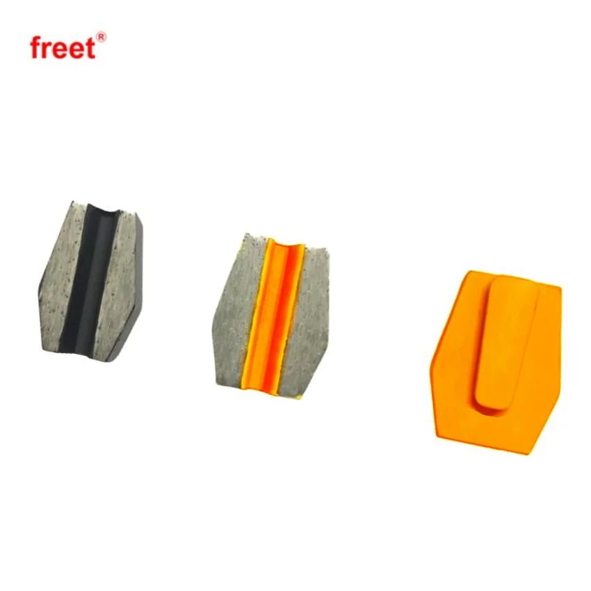 Concrete Granite Stone Grinding Metal Bond Block Diamond Shoe for Hus Qvarna