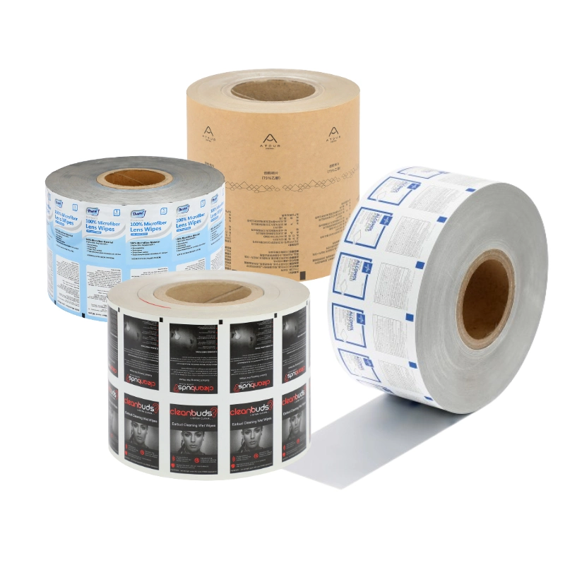 Laminiert/beschichtet/Rolle/Kraft/Verpackung/Lebensmittelverpackung/Verbundpapier/Aluminiumfolie für pyretische Gips-Verpackungen