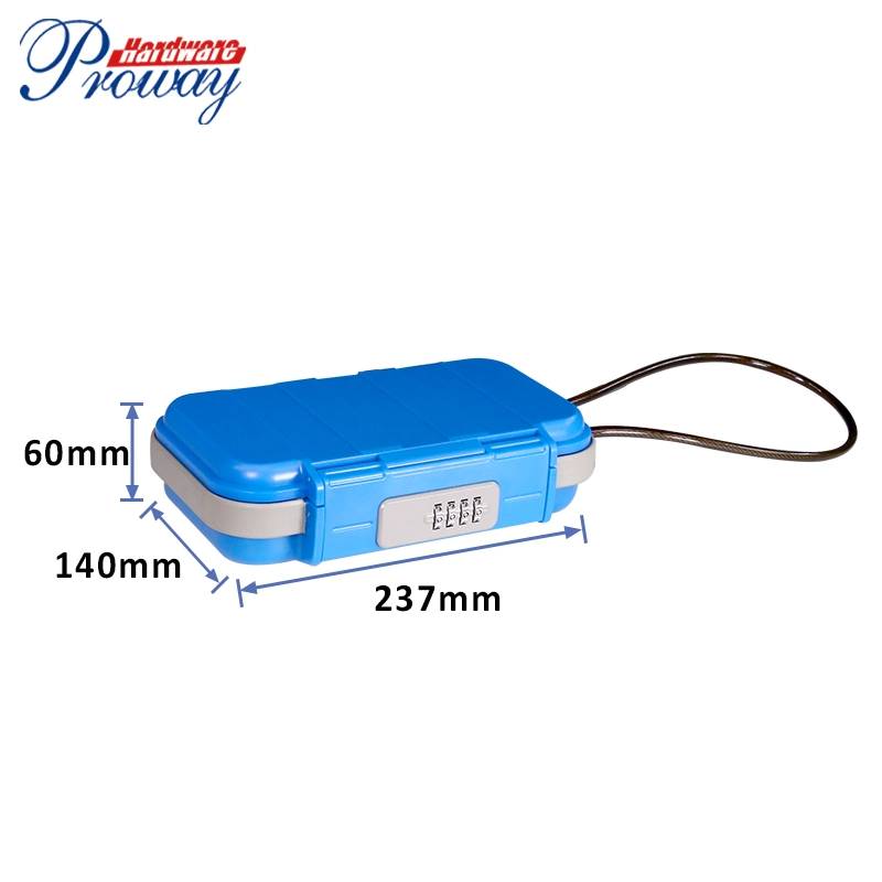 Portable Combination Lock Surfing Travel Lockbox Waterproof Case Mobile Cell Phone Beach Safe Box