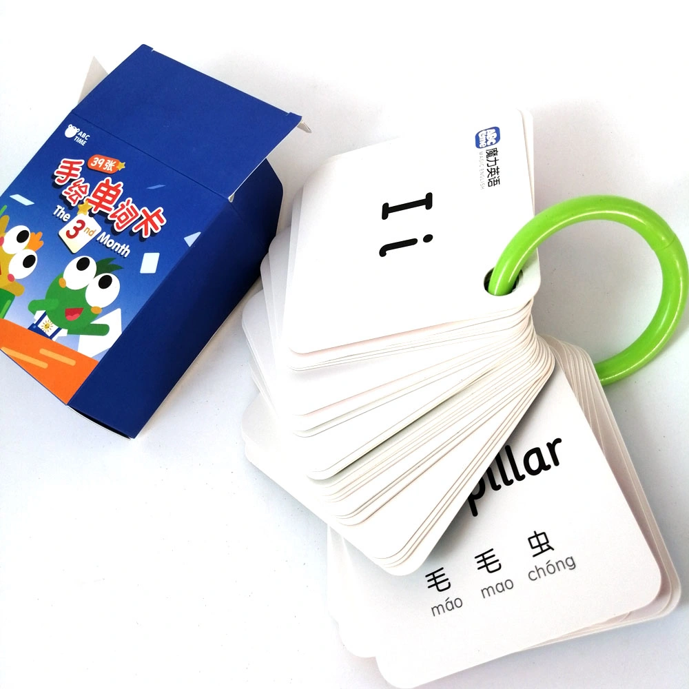 Wholesale/Supplier Custom Own Design Memory Flash Cards Educational Flash Cards Printing for Kids