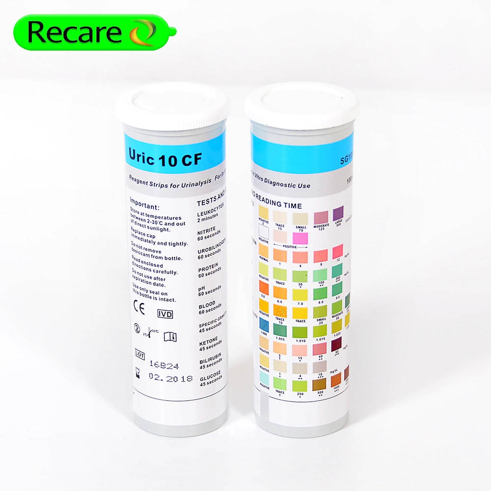 urs 10t reagent urine home kit urinalysis strips 10 parameters