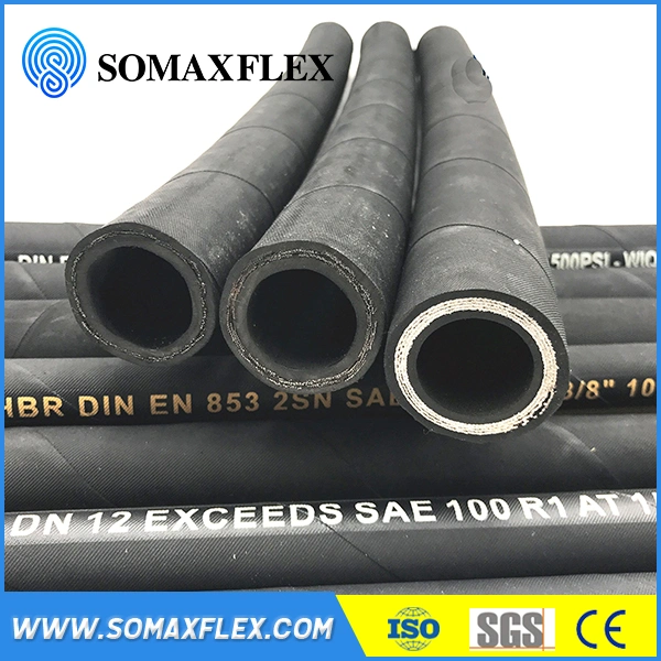 SAE100 R1-R15 Hydraulic Oil Hose Fuel Hose Petroleum Delivery Rubber Hose