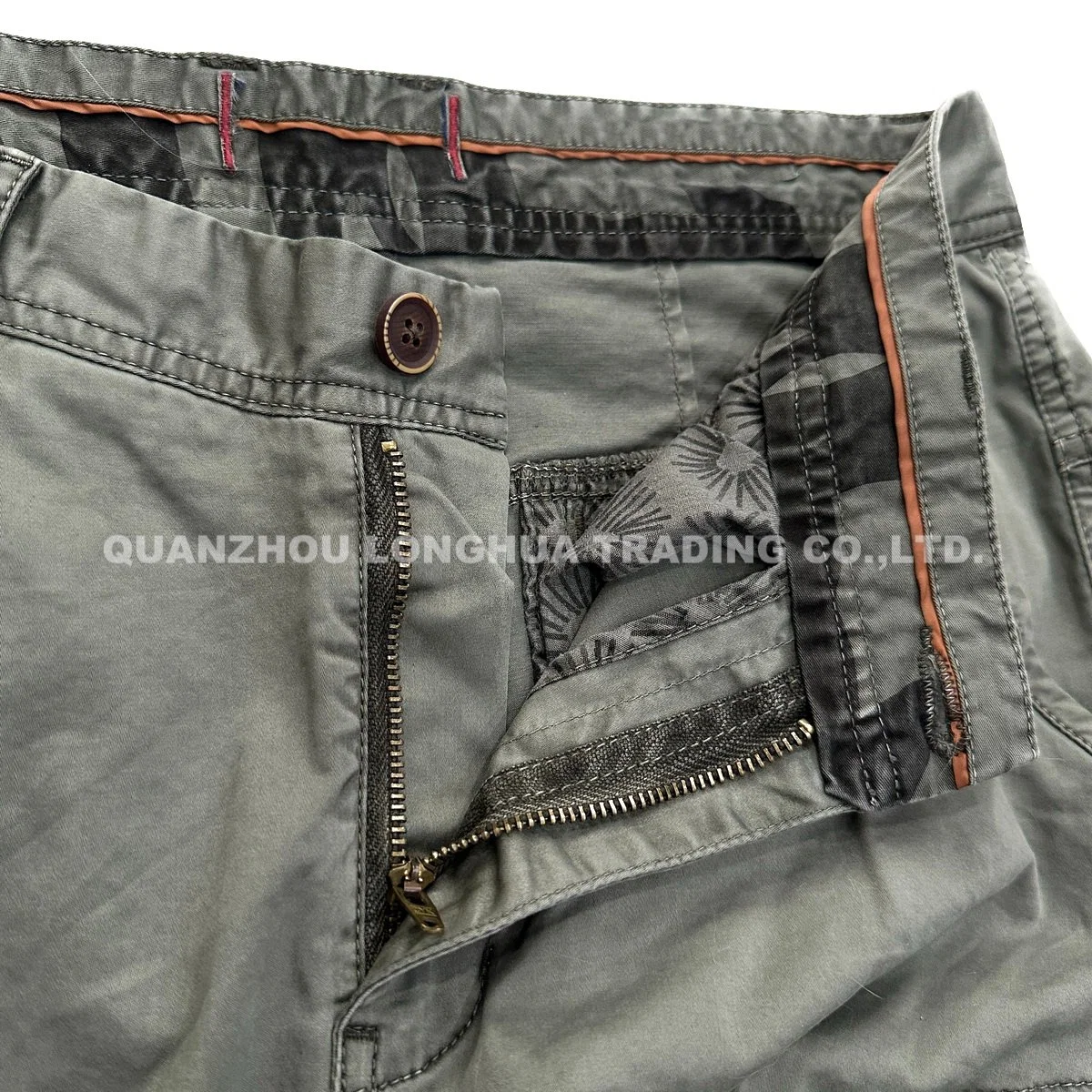 Men Jean Boy Cargo Pants Cotton Washed Trousers