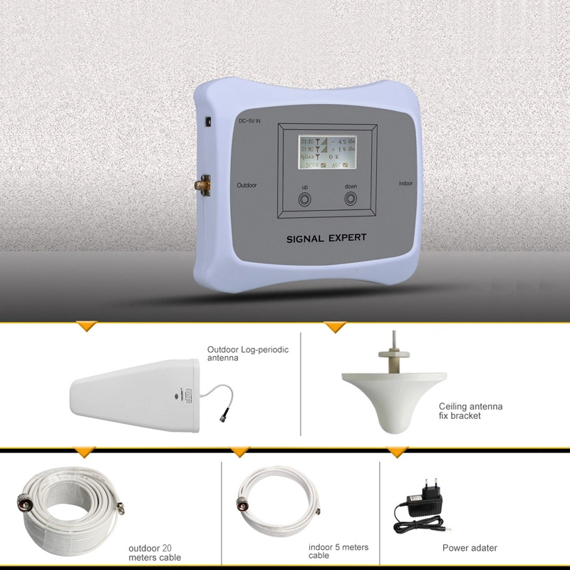 Doble banda 900/2100MHz repetidor de señal Amplificador de señal móvil