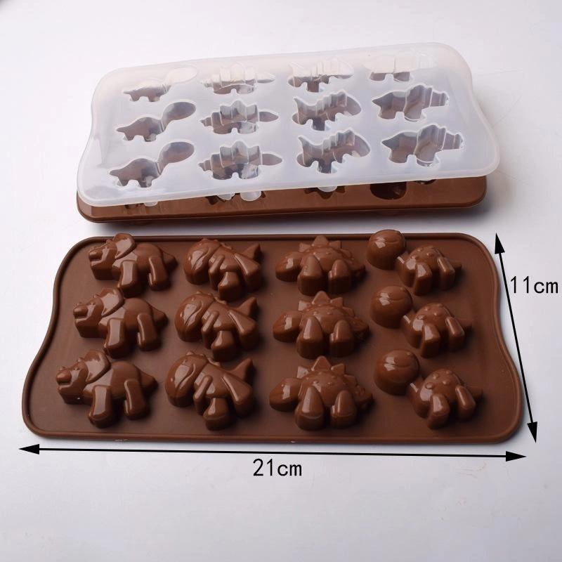 Cartoon Animal Silicone Chocolate Baking Mold Ice Grid Crystal Drop Glue Mold