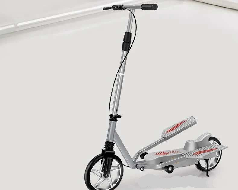 Bicicleta biplana de scooter para adultos com Campus de bicicleta de duas rodas para Pedais de trabalho