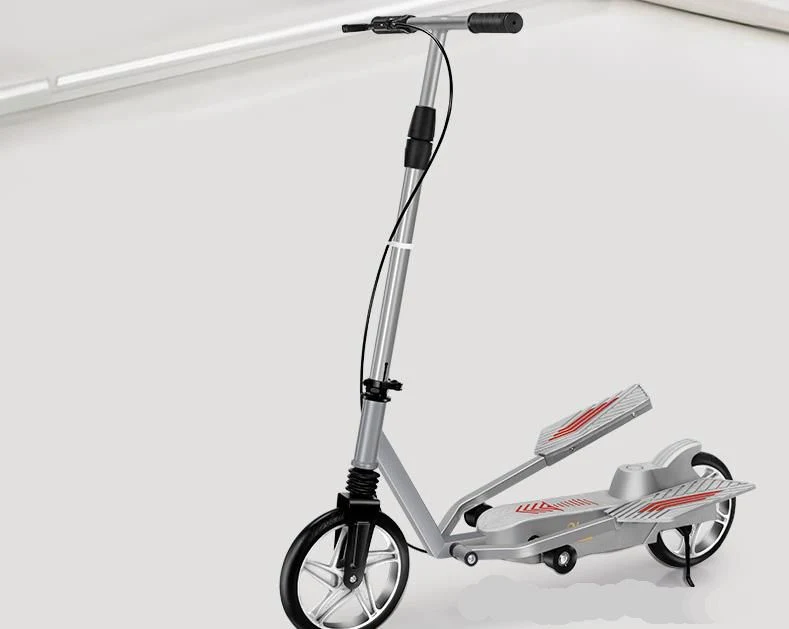 Scooter para adultos Scooter Biplane Bibike plegable dos ruedas de la universidad de bicicletas Pedales de trabajo