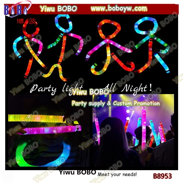 Kids Birthday Gifts Christmas Decoration Round Star Heart Shape Flash Magic Stick LED Light up Bobo Balloon Wholesale/Supplier LED Flash Toy (B8952)