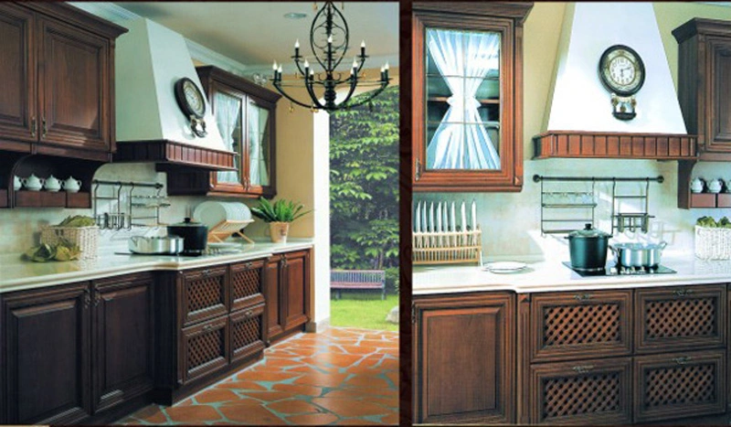 Solid Wood Kitchen Furniture for America Style House (Br-SA10A)