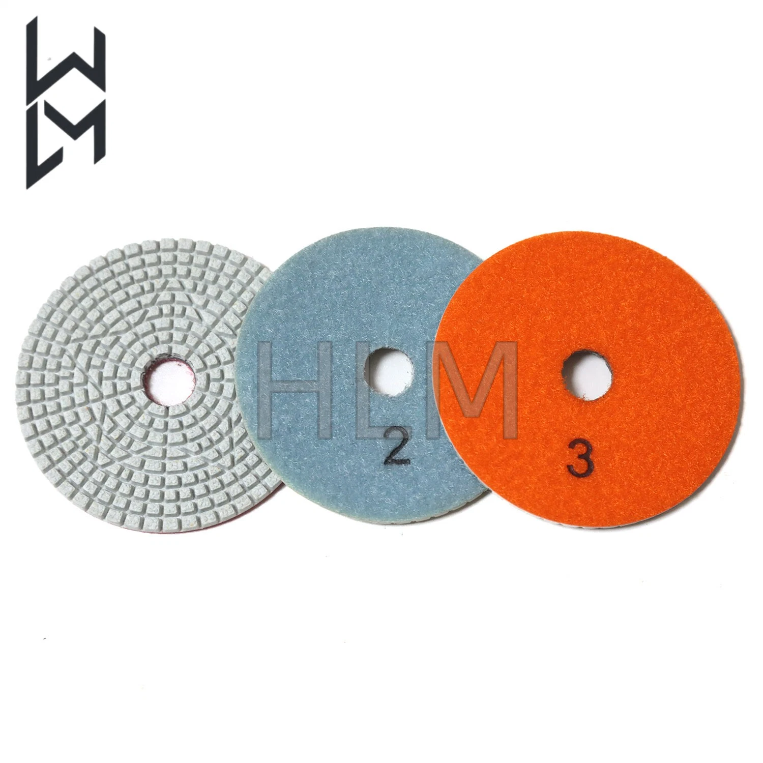 Wet Granite Diamond Polishing Pads 4 Inch for Concrete Sander Marble Floor Glass Quartz Polishing (Grit 3000)