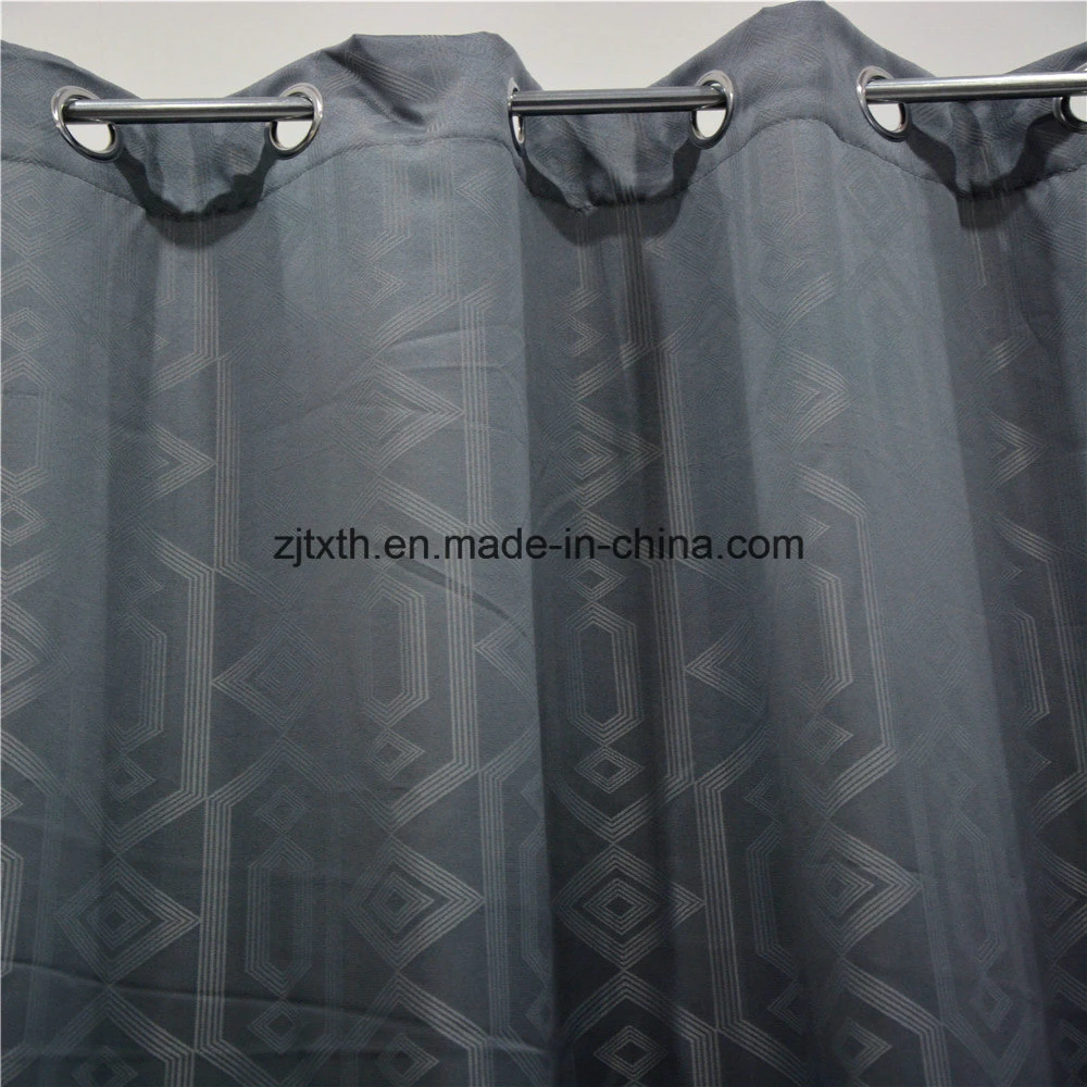 The Most Popular Geometric Jacquard Polyester Hot Selling Bedroom Window Curtain Fabric