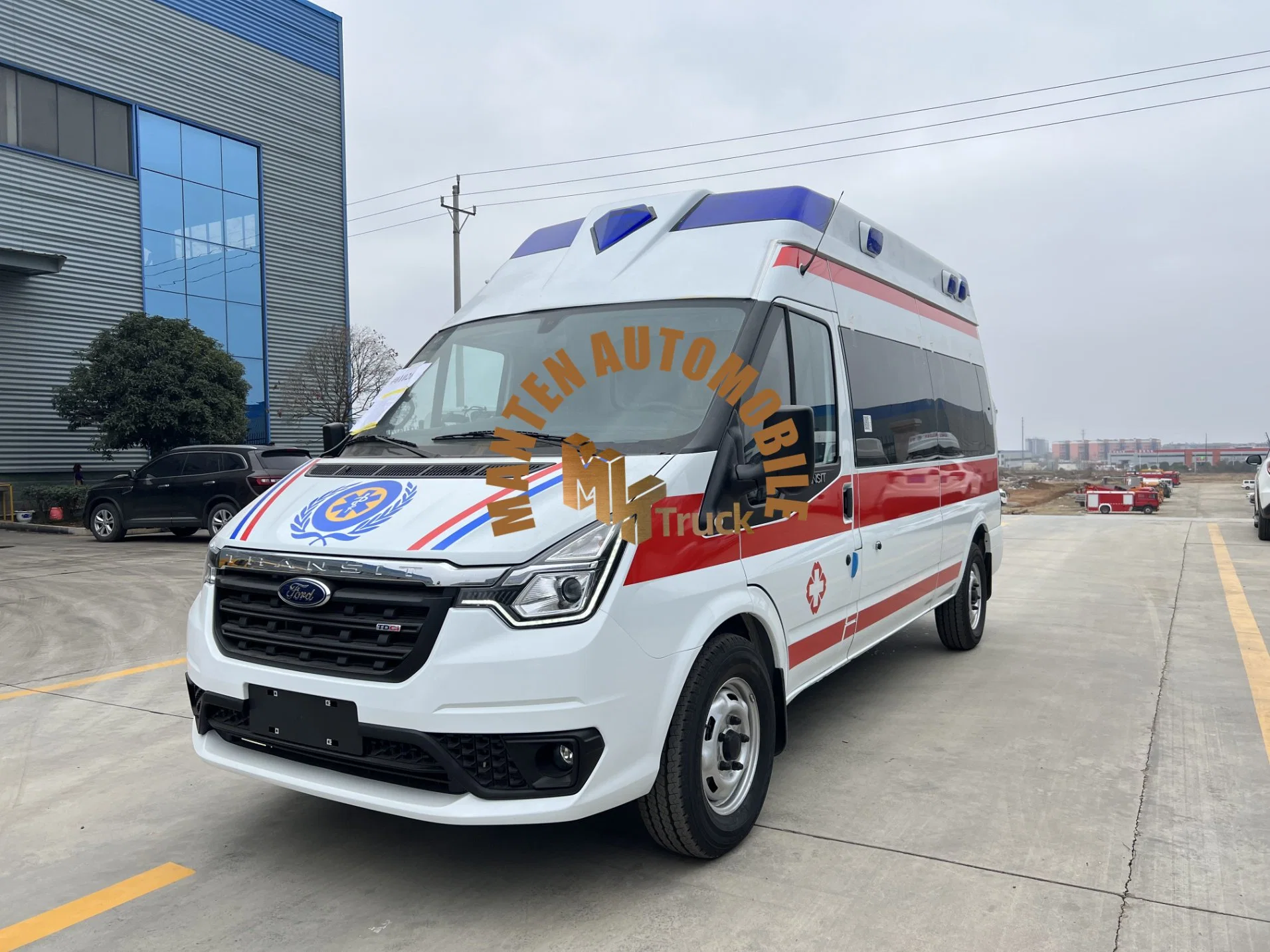 New High quality/High cost performance Ford 4X2 First Aid Emergency Rescue Patient Transfer Ambulance