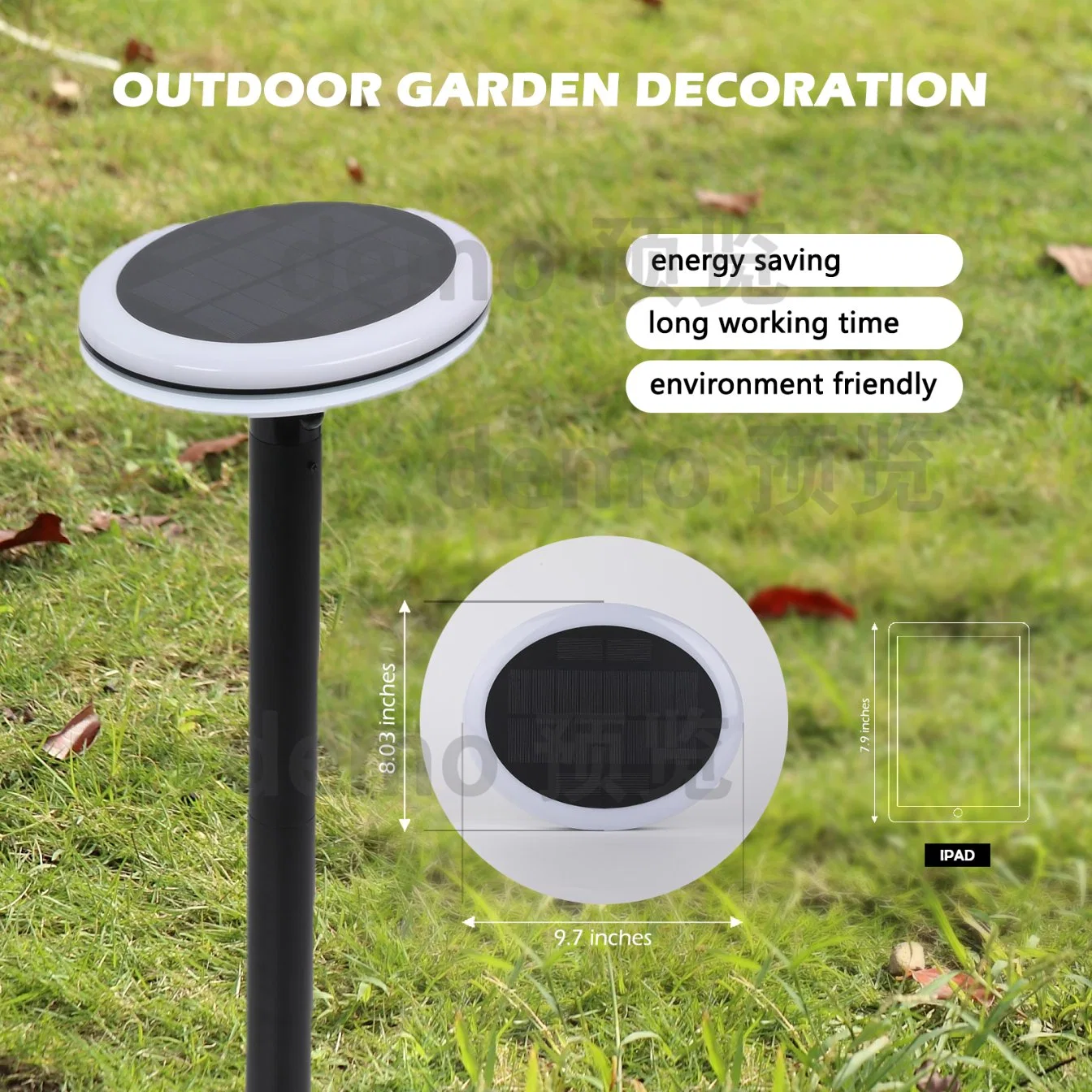 Best-Selling Colorful Decoration Modern Outdoor Solar Lawn Lamp Outdoor Waterproof LED Solar Garden Lights Cheap Price