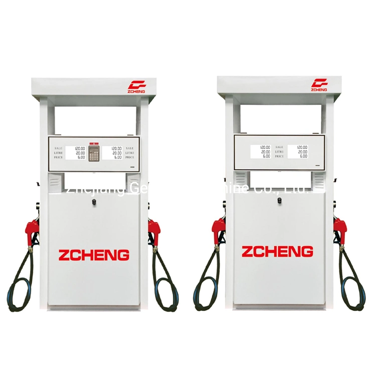 Zcheng Diesel Gasoline Tatsuno Type Automatic Nozzle Fuel Pump Dispenser for Gas Station Petrol