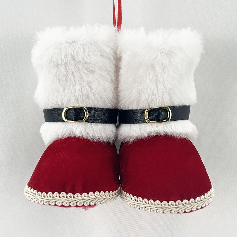 2023 New Style Christmas Shoes Shape Baby Holiday Decoration