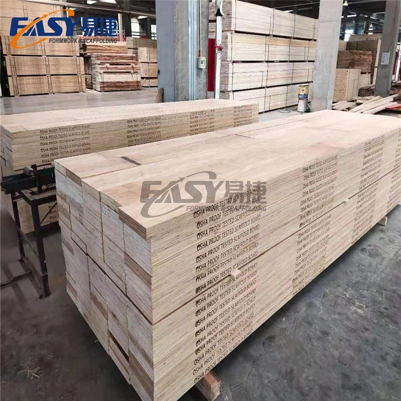 Einfaches Gerüst OSHA BS LVL Pine Wood Planks Caffold Board Holz