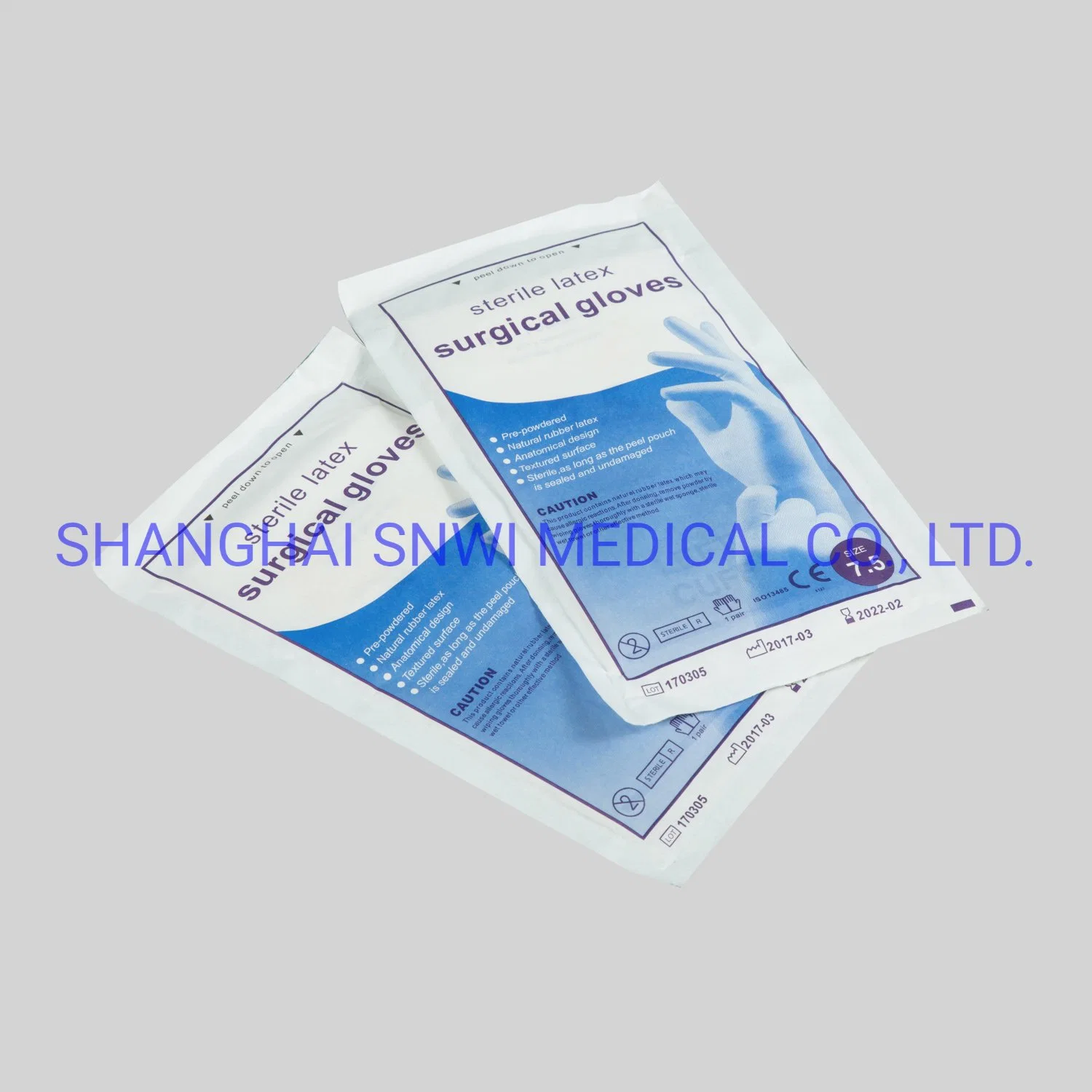 Disposable Medical Use Sterile Latex Surgical Glove for Hospital