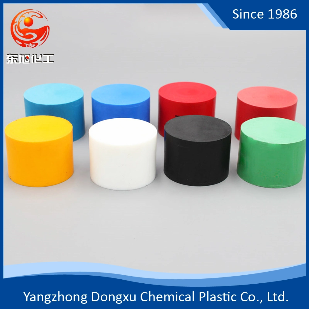 Custom Diameter Black and White Colored Plastic PVC Pillars, Hdperod, PE Bar, PE Rod