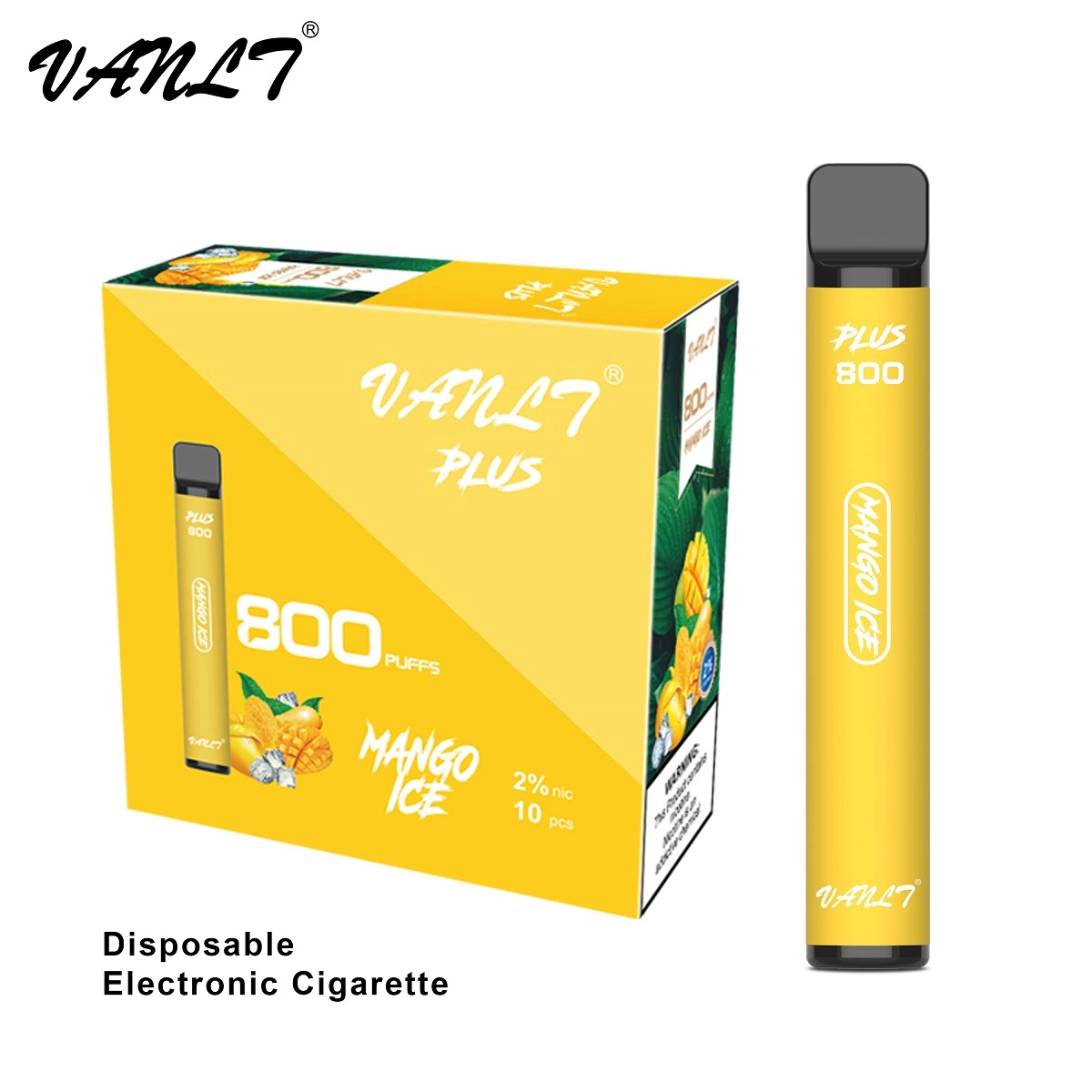 Tpd SDS Ufi Certificate 600 Puff 800 Puff Mango Ice Portable Vaporizer Electronic Cigarette Disposable Vape Vanlt Joy Elf Snapers Squidz Salt Stick Hasso 5 EL