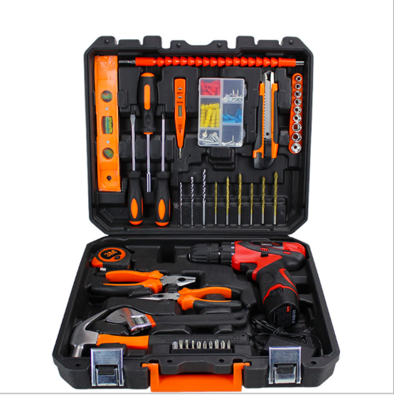 Ferramentas manuais Kit de ferramentas de hardware conjunto de chaves de parafusos eléctricas ferramenta de perfuração Definir