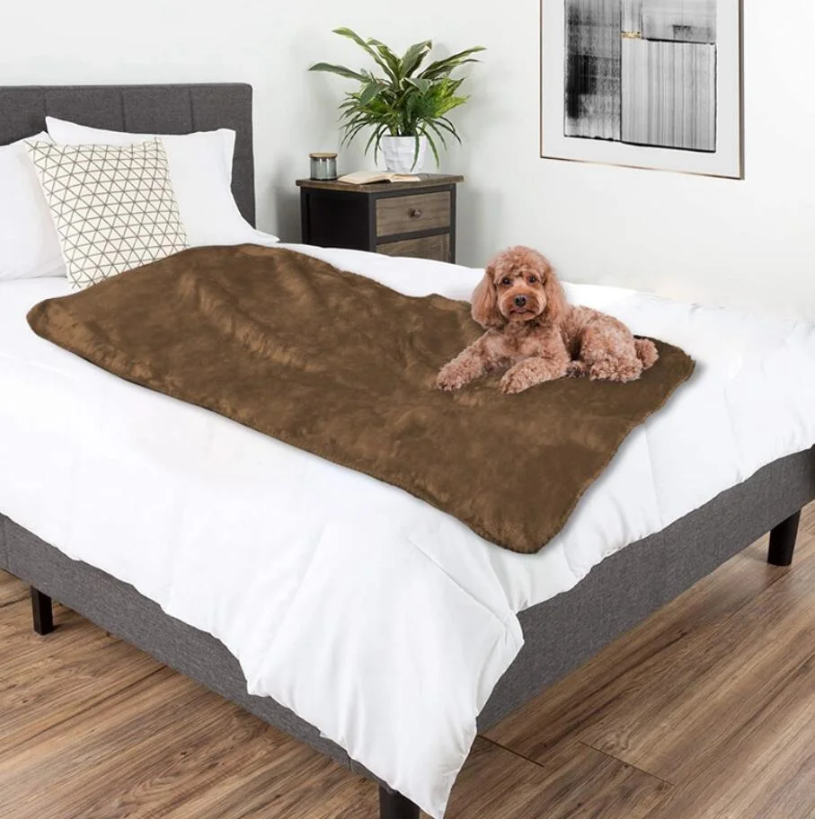 O espessamento de casal grande Dog cobertor super macio quente Sherpa Fleece Plush Pet atira para o Grande Médio cachorro cães gatos