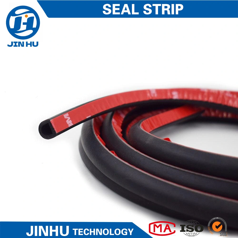 Jinhu 10*10mm Elastic Self-Adhesive Seal Strip Gap-Filling Silicone Foam Sealing Strips